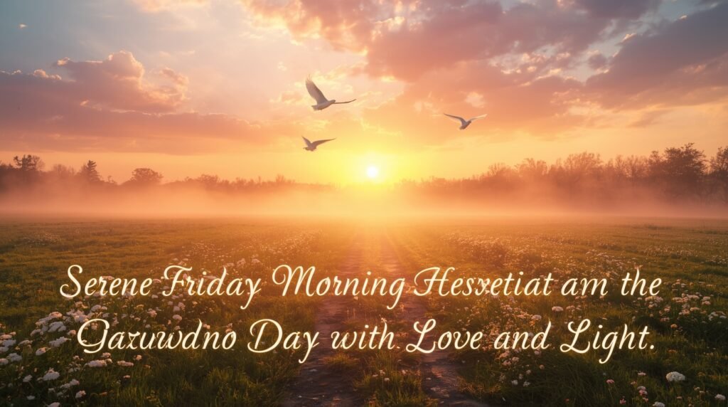 Heartwarming Friday blessings image for reflection, gratitude, and connection with God.