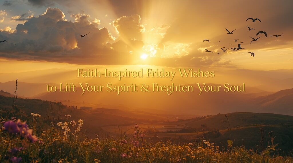 Calm and inspiring Friday scene with prayers, devotion, and spiritual encouragement for the soul.