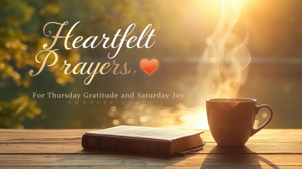 Saturday blessing image with inspirational quote wishing peace, joy, and God’s blessings for the day