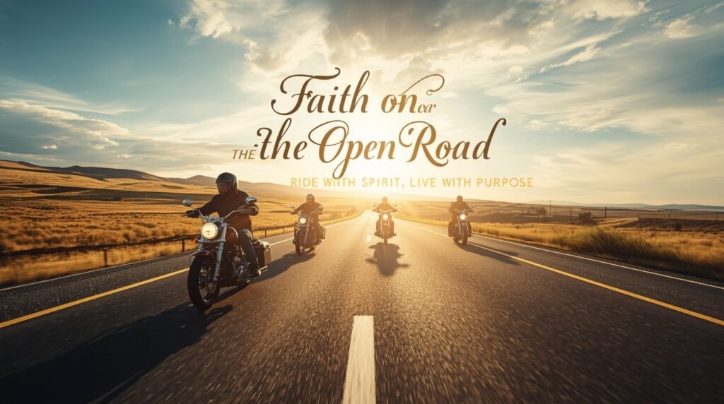 Baldwin Blessing of the Bikes 2025 event with bikers gathered for prayer, motorcycle blessing ceremony, and community celebration.