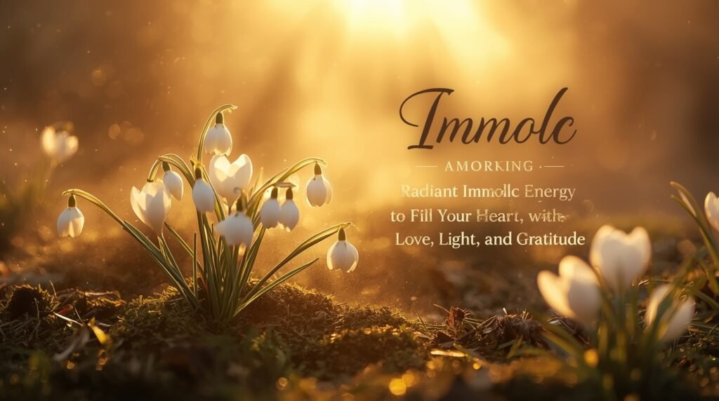 Imbolc blessings honoring light, balance, and awakening intentions as the earth begins to stir.