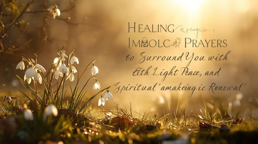 Imbolc blessings inspired by nature, reflection, and spiritual renewal during the sacred midpoint between winter and spring.