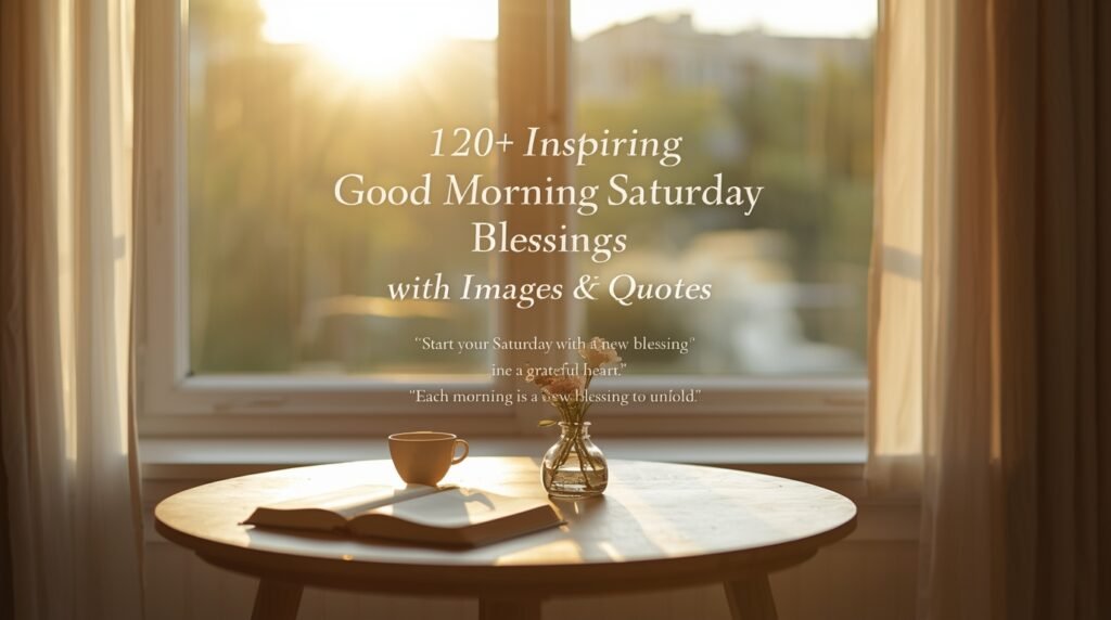 May your Saturday be filled with peace, joy, and God’s gentle favor. Have a blessed day