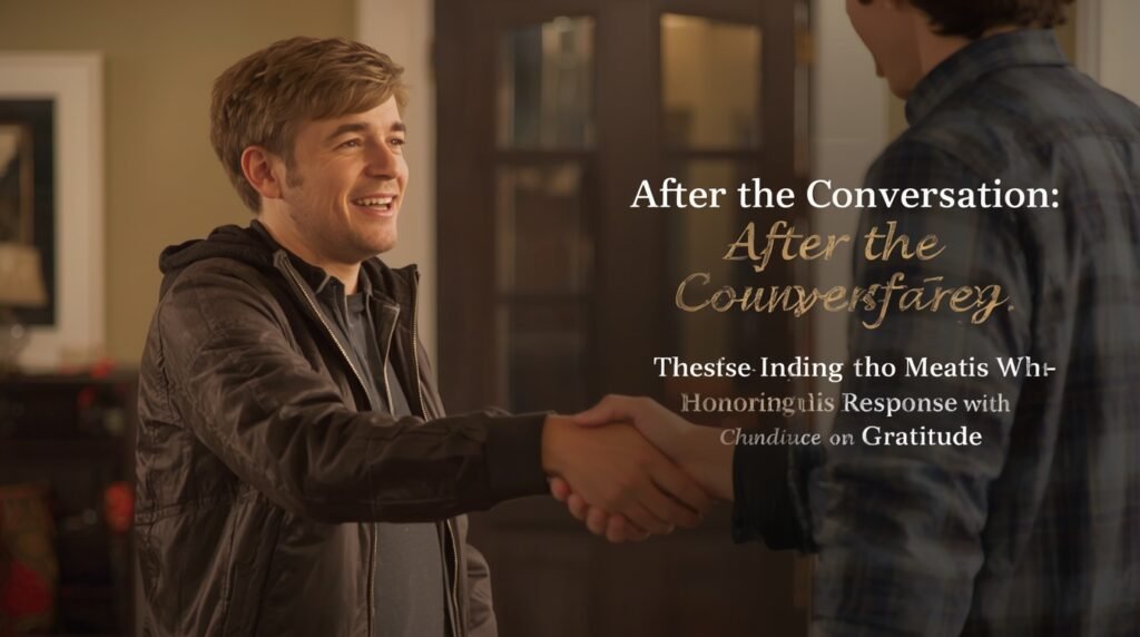 A warm father-child interaction where the child bravely asks a question and the father responds with understanding, illustrating emotional safety and trust.