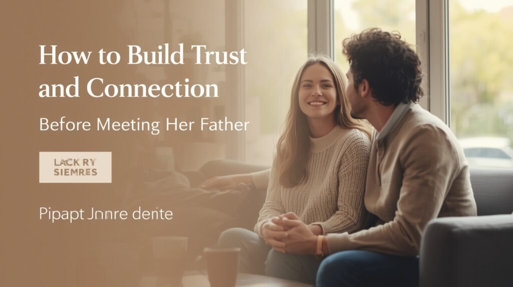 A peaceful home scene where a child approaches their father with confidence and honesty, symbolizing healthy conversations and strong family relationships.