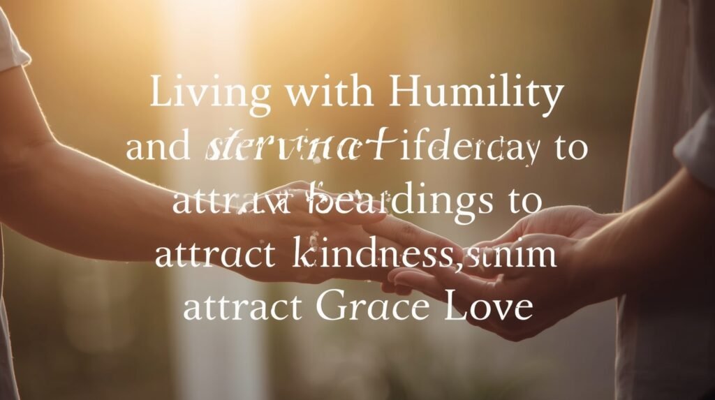 Christian inspirational visual showing God’s blessings through nature, faith, and gratitude.