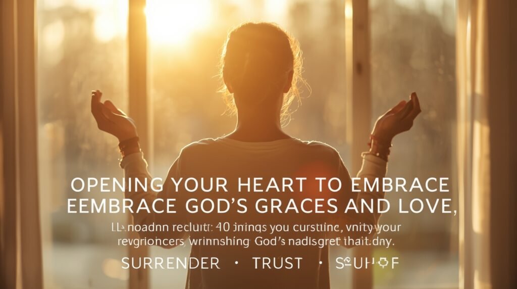 Inspirational Christian visual highlighting God’s blessings, mercy, and love.