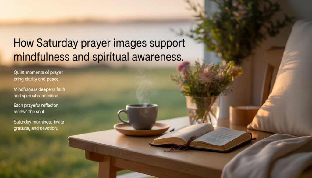 Christian prayer graphic for Saturday emphasizing hope, peace, and spiritual growth.