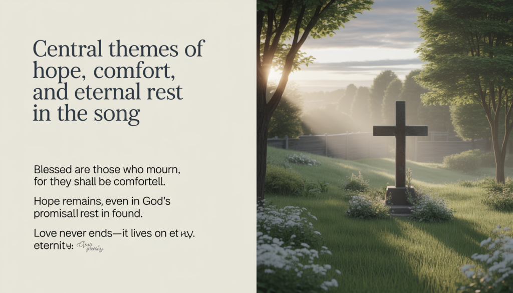 Spiritual illustration showing peace, hope, and God’s blessings for the humble.