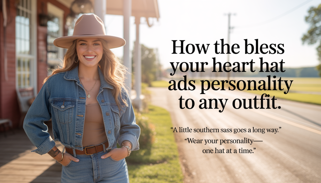 Casual Bless Your Heart hat suitable for gifting, fashion statements, and daily use.