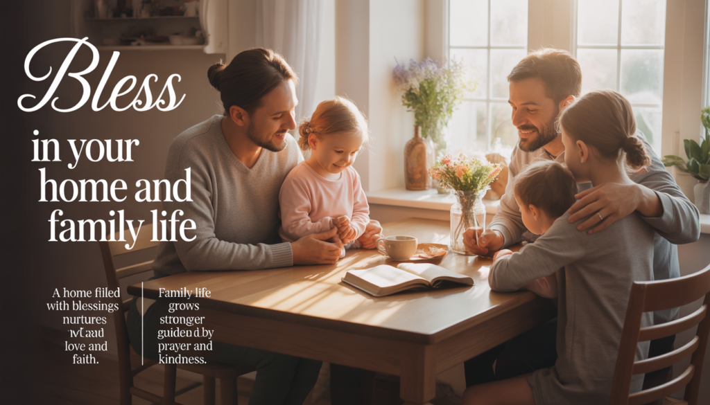 Faith-based B.L.E.S.S. acronym visual teaching Christians how to live out their faith daily.