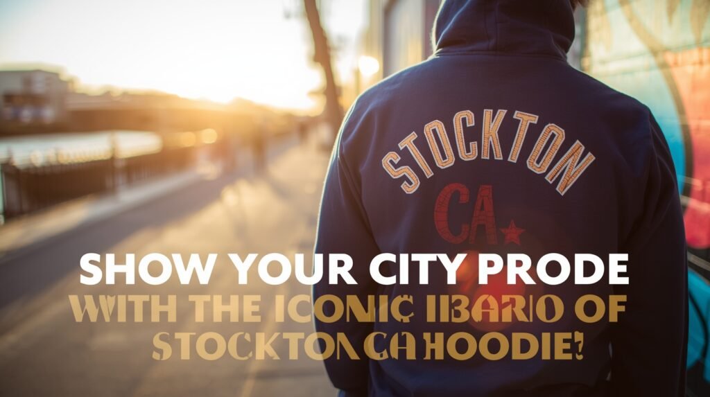 Cozy Blessings Stockton CA hoodie representing community pride and inspirational fashion.