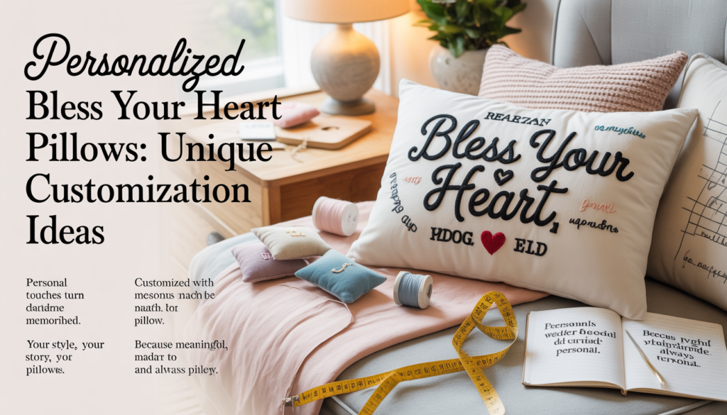 Minimalist Bless Your Heart image conveying warmth, encouragement, and personality.