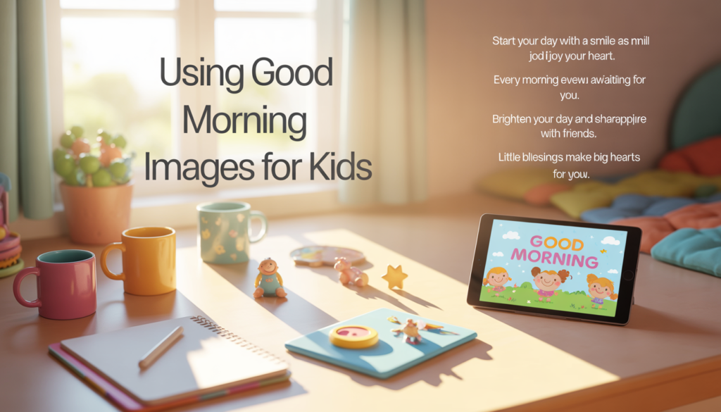 Beautiful Good Morning image with sunrise over mountains, symbolizing hope and a fresh start.