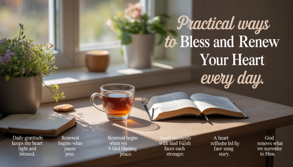 Blessed Heart image highlighting spiritual blessings, kindness, and heartful devotion.