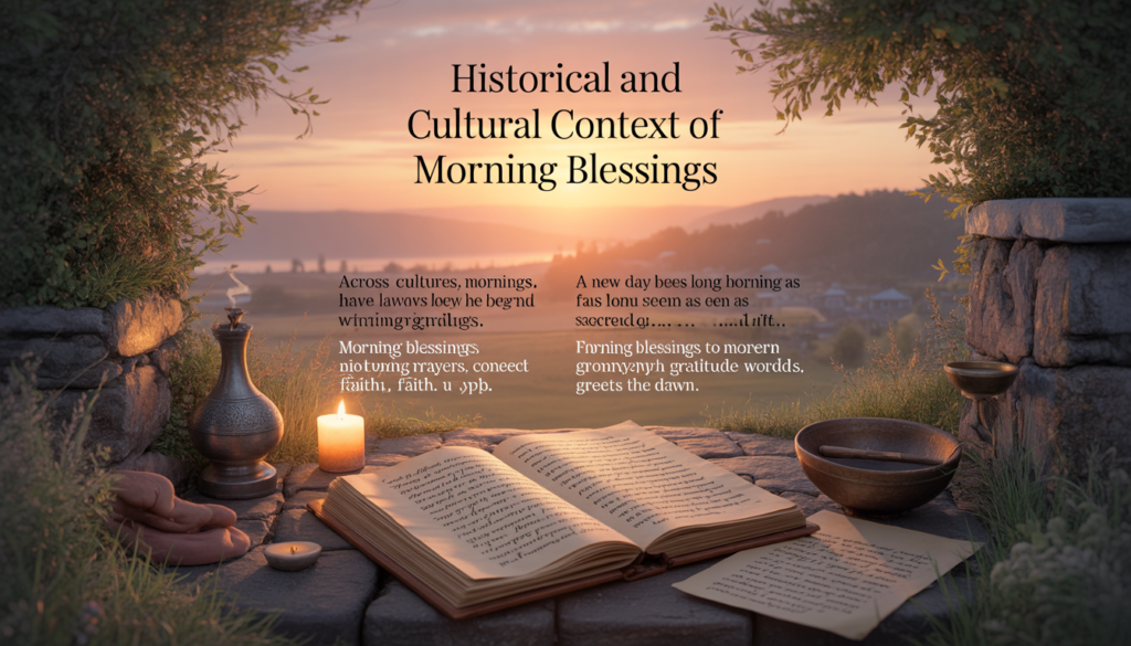 Relaxing sunrise landscape Good Morning image with soft light and spiritual inspiration.