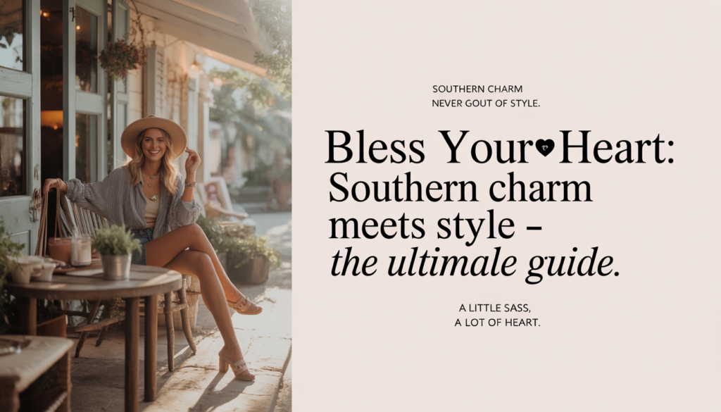 Bless Your Heart hat with embroidered text, showcasing Southern charm and casual fashion style